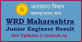 WRD Maharashtra JE Result Jalsampada Vibhag Junior Engineer Merit List Cutoff Marks