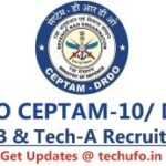 DRDO CEPTAM 10 DRTC Recruitment Notification STA-B & Tech-A Online Application Form