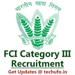 FCI Category 3 Recruitment Assistant Grade 3, Junior Engineer & Steno Vacancies Notification Application Form Apply Online