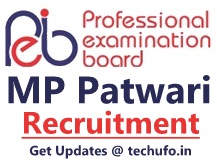 MP Patwari Bharti Vyapam Notification MPPEB Patwari Recruitment Online Application Form Apply peb.mponline.gov.in