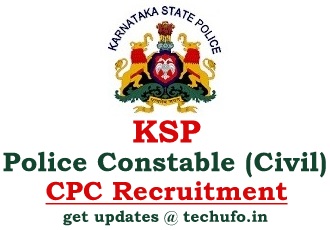 KSP Recruitment Karnataka Civil Police Constable CPC Vacancies Notification Apply Online Application Form ksp-recruitment.in