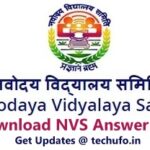 NVS Answer Key TGT PGT Misc Teacher Online Response Sheet & Provisional Key Download PDF navodaya.gov.in