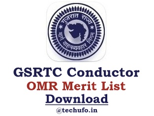 GSRTC Conductor OMR Merit List Download OJAS Provisional Final Merit List PDF gsrtc.in