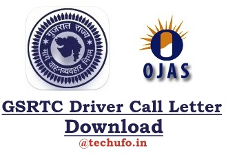 OJAS GSRTC Driver Call Letter Download Gujarat ST Bus Bharti Exam Date ojas.gujarat.gov.in